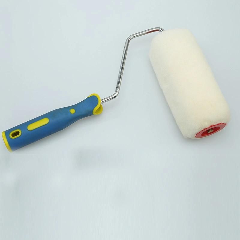 Cheap Price Polyester Paint Roller with Rubber Handle for House Painting