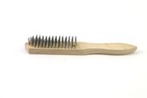 2020 Copper Stainless Steel Wire Brush with Wooden Handle