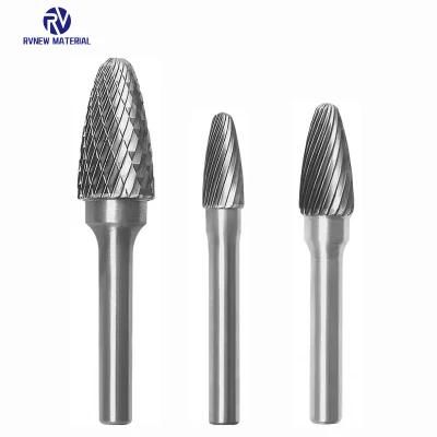 Tungsten Carbide Rotary Burrs for Processing Metal Jade Wood Plastic