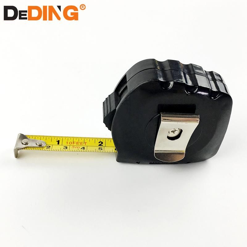 Factory Direct Sale Black Plastic Case 3m/5m /7.5m Tape Measure Steel Blade Measuring Tape