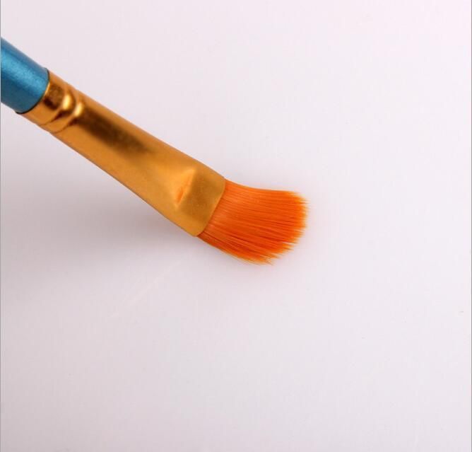 10PCS/Set Watercolor Gouache Paint Brushes Nylon Hair Painting Brush Set