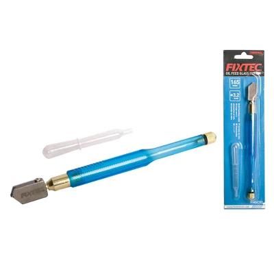 Fixtec Plastic Handle Glass Cutting Tool 165mm Glass Knife Glass Cutter Pen Factory Wholesale