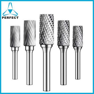 Cylinder Shape Double Cut Rotary File