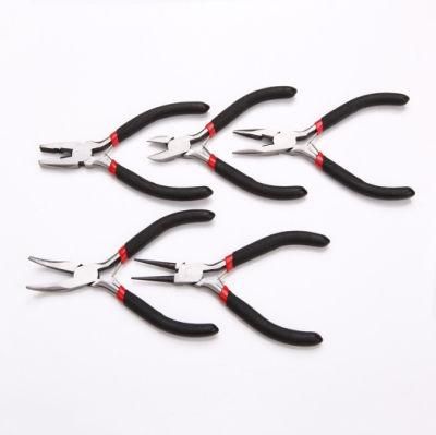 Professional Mini Pliers, Hand Tools, Hardware Tool, Mini Pliers, CRV or Carbon Steel, Nickel Plated, PVC Handle