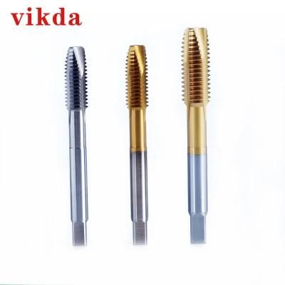 High Quality DIN JIS Gun Pointed Tap Machine Tap Hsse Cobalt Spiral Pointed HSS Co Tap