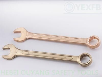 Non-Sparking Tools Combination Wrench/Spanner, 41mm, Atex, Al-Br/Be-Cu