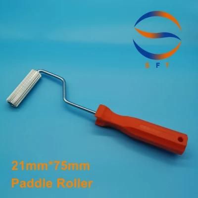 21mm Diameter 75mm Length Aluminium Paddle Rollers for FRP Laminating