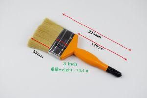 Polyester Brush Wire with Black Tail and Yellow Wooden Handle Paint Brush for Decoration