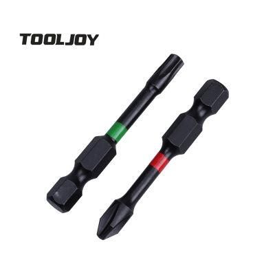 Support Customized Torx Torsion Impact Screwdriver Bit with Colour Printed