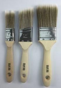 Slash Tapered Solid Filament Paint Brush with Wooden Handle