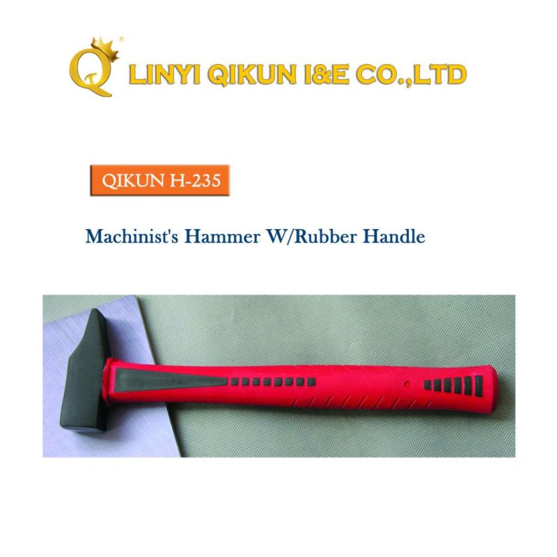 H-235 Construction Hardware Hand Tools Fiberglass Handle German Type Machinist′s Hammer