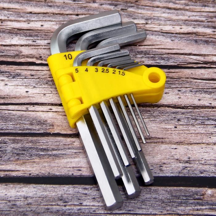 9PCS Ball End Security Hex Key Spanner Allen Wrench Set