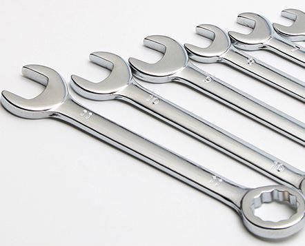 10PC Metric SAE Mini Box Wrench Open End Wrench Set