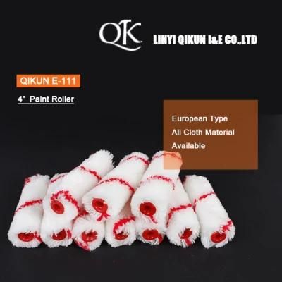 E-111 Hardware Decorate Paint Hand Tools Acrylic Red Strip 4&quot; Paint Roller