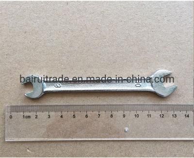 8*10 Mirror Surfaced Double Open End Spanner for China