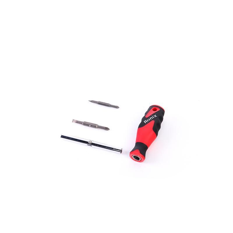 Ronix 6-in-1 Interchangeable Set Rh-2723 Rachet Screwdriver Set