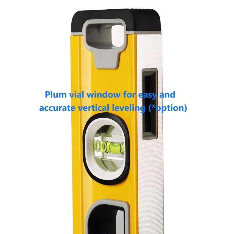 400-2000mm Heavy Duty High Accuracy Level with Strong Magnets Aluminum Spirit Level