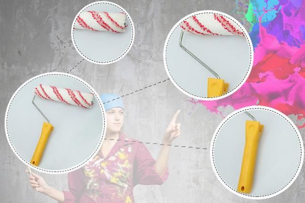 Factory Low Price Paint Roller with Plastic Handle