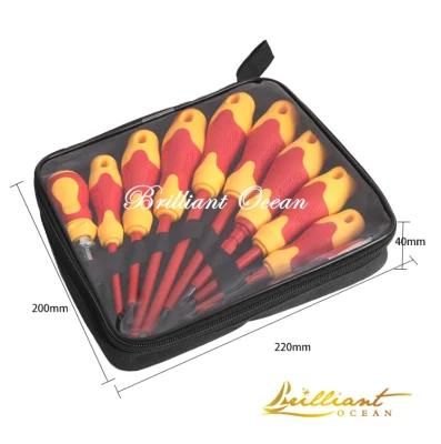 10PCS High Quality TPR Handle Screwdriver Set with Hardness