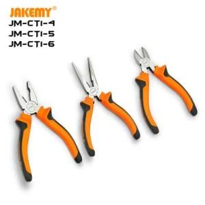 Jakemy High Efficient Safe DIY Repair Tool Combination Plier for Wire Gadgets Component Cutting Stripping