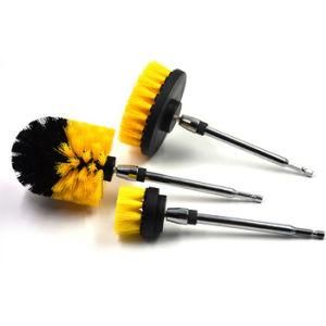 Assembled Pack of 4 Power Drill Brush Scrubber- Bristle Drill Attachment