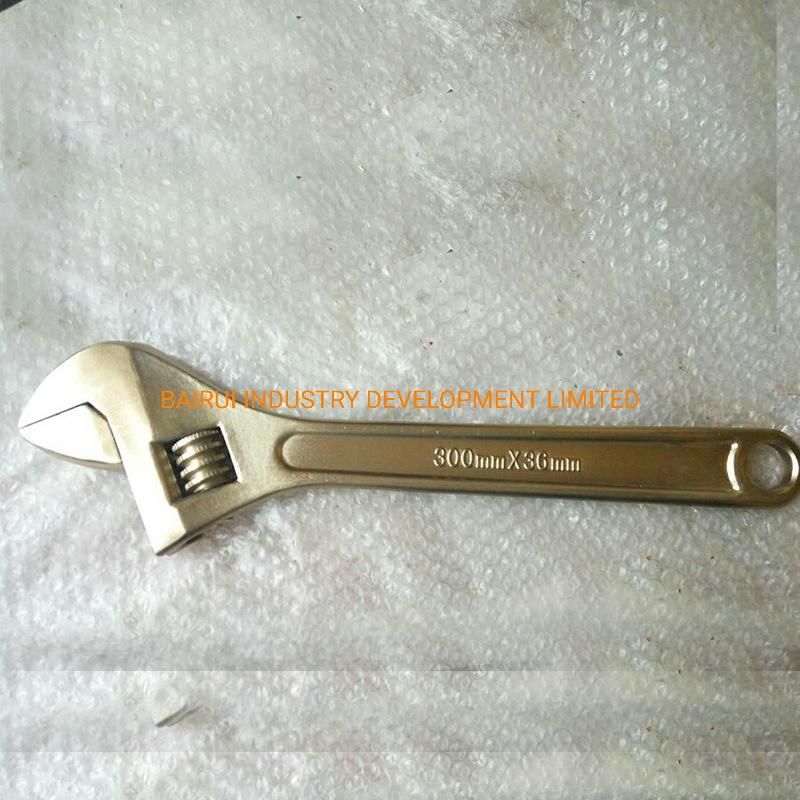 10 Inch Non Sparking Safety Copper Alloy Adjustable Wrench for Sell