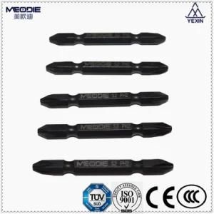 China Suppliers S2 Phosphated Black 25mm Screwdriver Bits 1/4 Inch Hex Shank Magnetic Screwdriver Bit