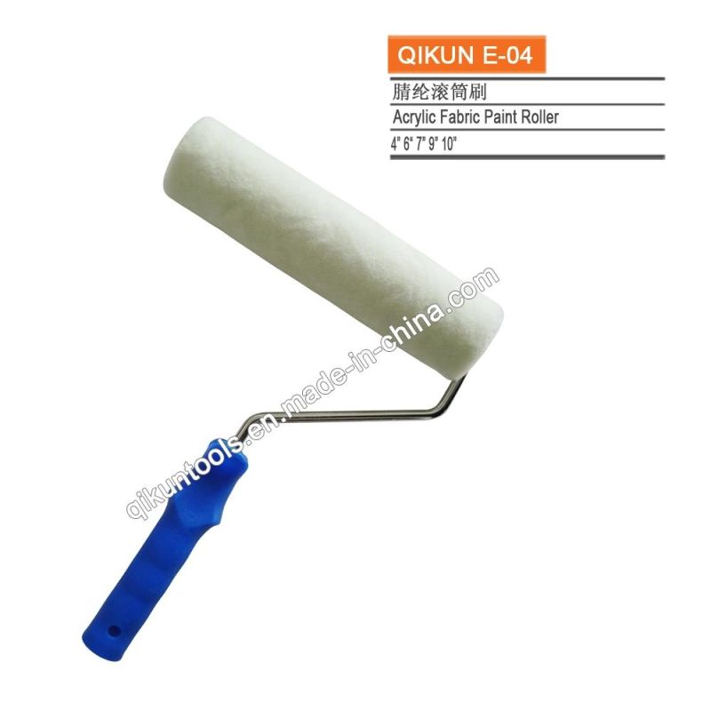 E-01 Hardware Decorate Paint Hand Tools Plastic Handle Acrylic Fabric Paint Roller