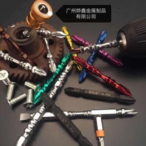 H1/4 Colorful Double End Torsion Bits for Screwdriver with High Quality S2 Steel