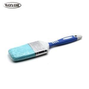 Paint Brush with Light Blue Tapered Filament Rubber Handle