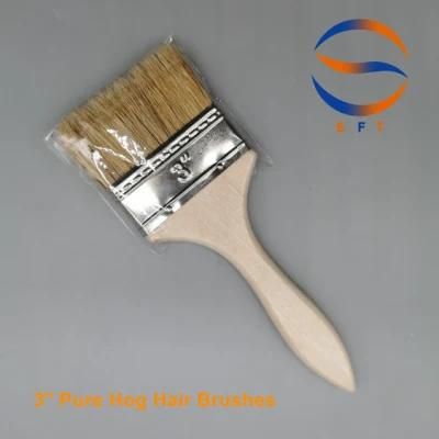 Discount 3&prime;&prime; Solvent Resistant Pure Hog Hair Brushes for Lamination