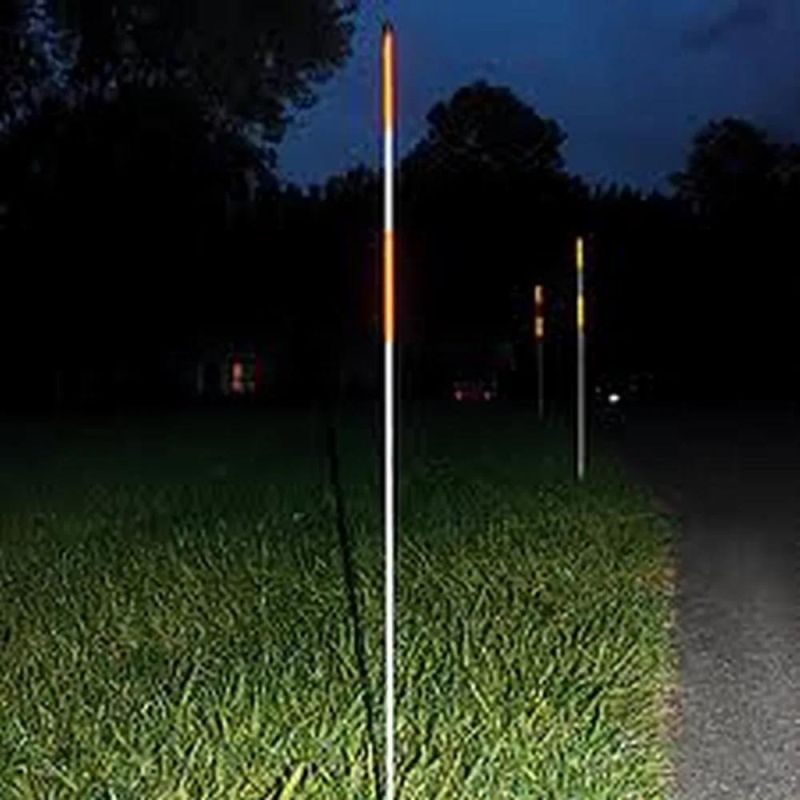 12 FT Super UV Durable High Strength Flexible Fiberglass Driveway Marker