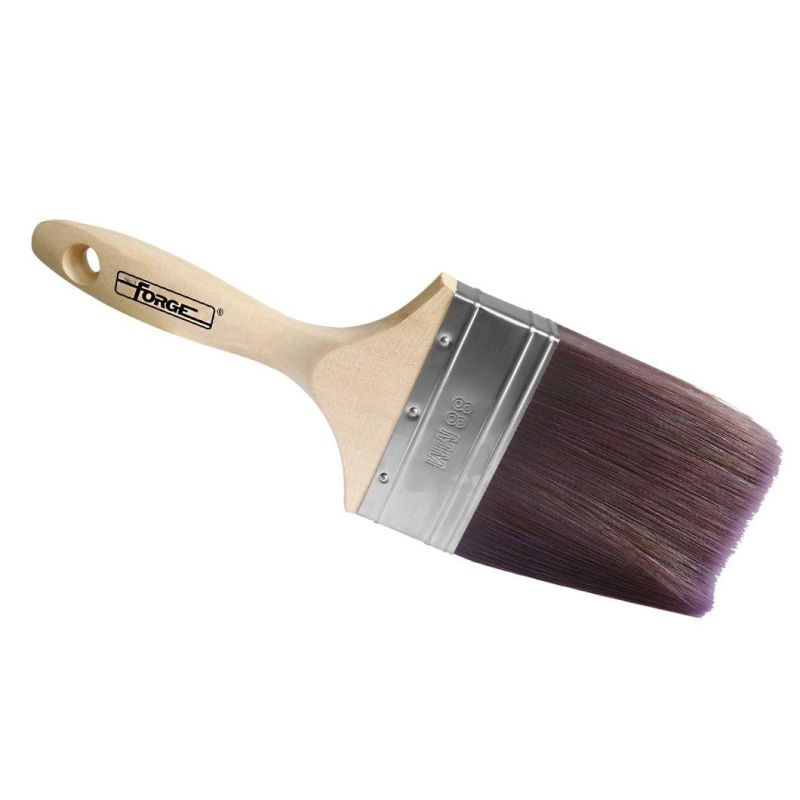 88mm Professional Paint Brush with High Elastic Filaments and Maple Handle