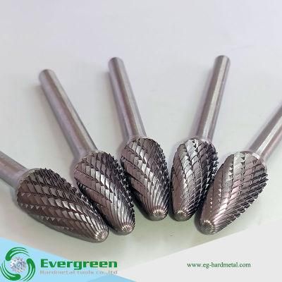 Single &amp; Double Cut Tungsten Carbide Burrs Carbide Rotary Burr for Power Tools
