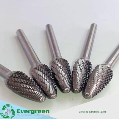 Single &amp; Double Cut Tungsten Carbide Burrs Carbide Rotary Burr for Power Tools