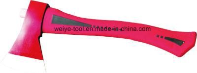 Fibreglass Handle Rubber Grip Steel Head Felling Axe