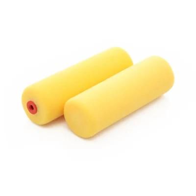 35GSM Yellow Color Foam Sponge Solvent Resistant Paint Rollers
