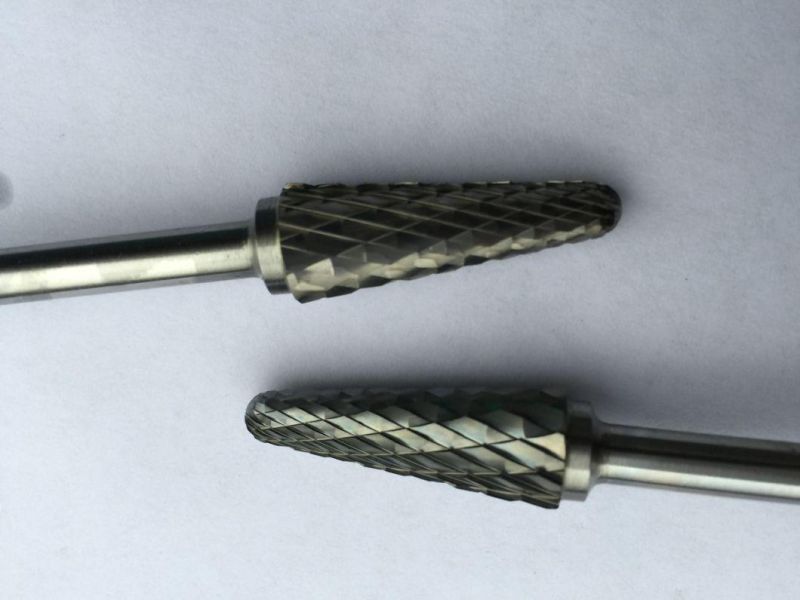 Full line of carbide rotary burrs with excellent endurance