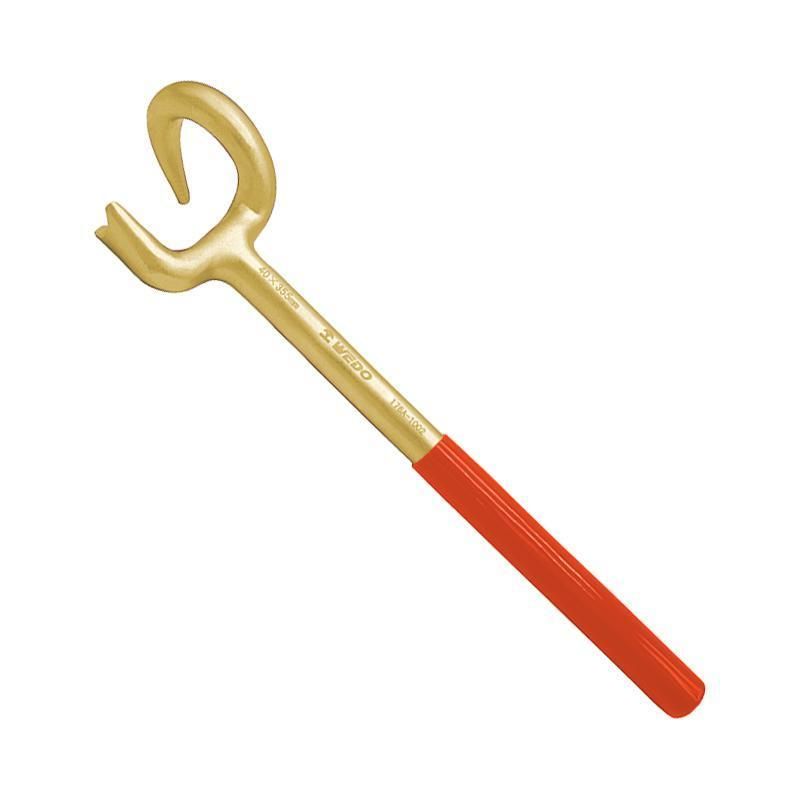 WEDO 14" Aluminium Bronze Non-Sparking Valve Spanner Spark-Free Safety Wrench