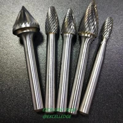 Cemented Carbide Rotary Burrs with excellent endurance