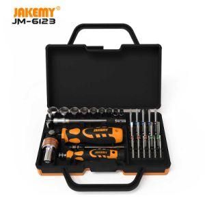 Jakemy 31 in 1 High Quality Maintenance Screwdriver Hand Tool Set with Color Ring Cr-V Bits for Household Use