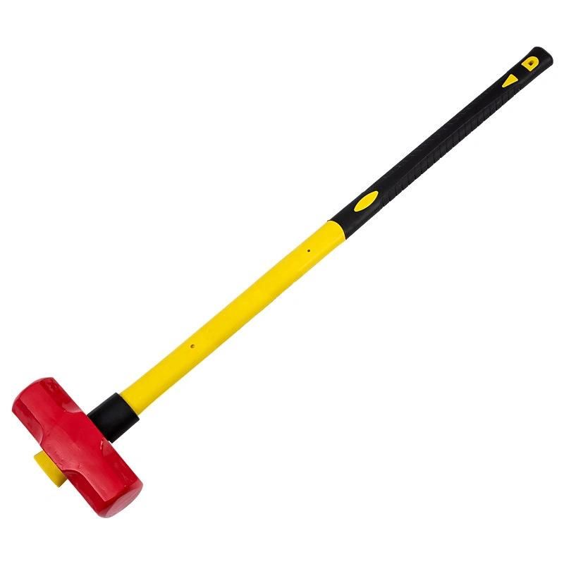 Big Sledge Hammer with Long Fiberglass Handle