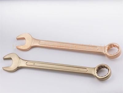 Non-Sparking Tools Combination Wrench Spanner, 41 mm, Atex, Al-Br/Be-Cu