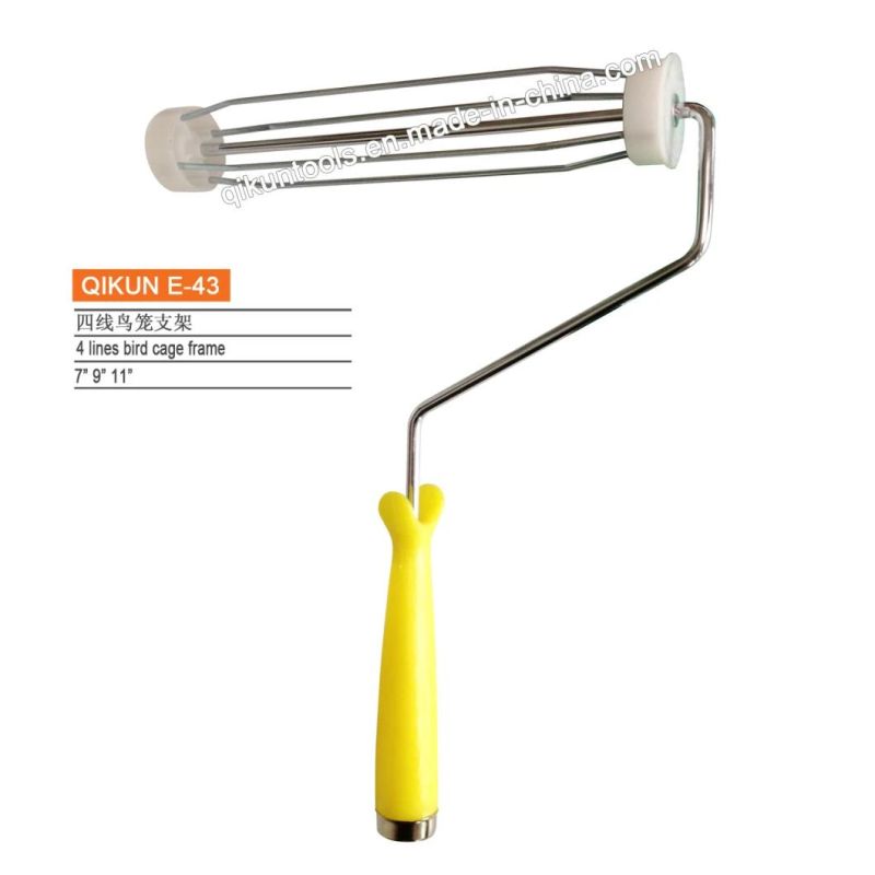 E-37 Hardware Decorate Paint Hand Tools American Type Foam 9" Paint Roller with Frame