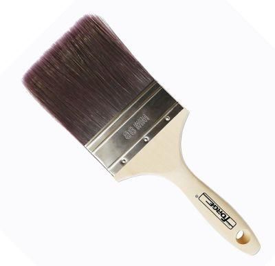 88mm Professional Paint Brush with High Elastic Filaments and Maple Handle