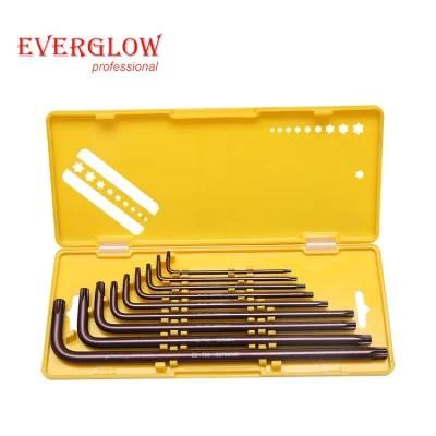 High Quality 9PCS Extra Long Arm Torx Key Set