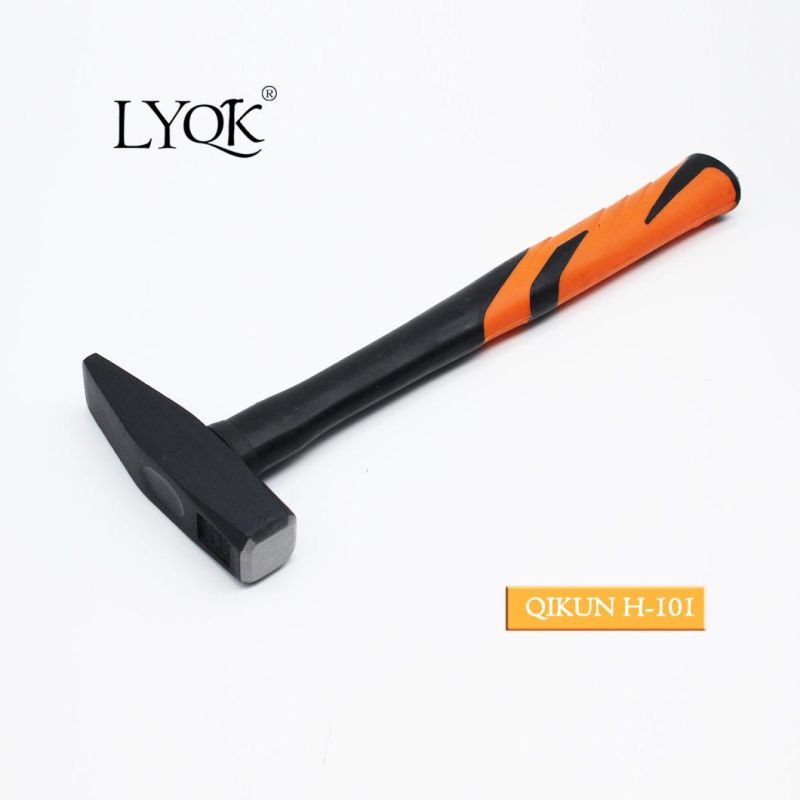 H-101 Construction Hardware Hand Tools Plastic Coated Hardwood Handle German Type Machinist Hammer