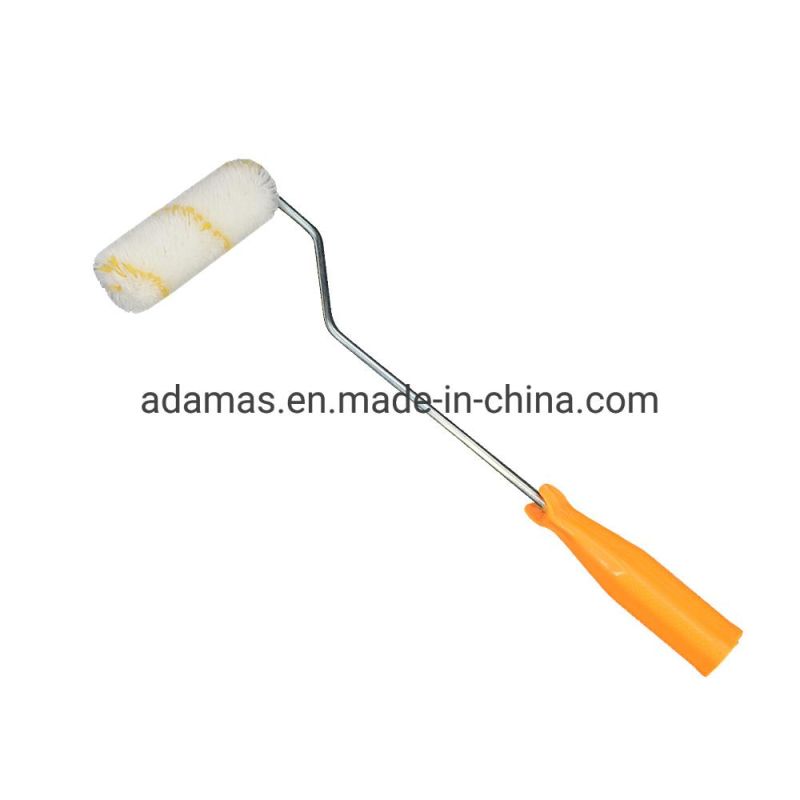 Popular Paint Roller Brush with Yellow Strip Hand Tool