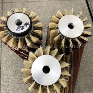 China Sanderpaper with Strip Sisal Polishing Roller Brush for Wood Cleaning