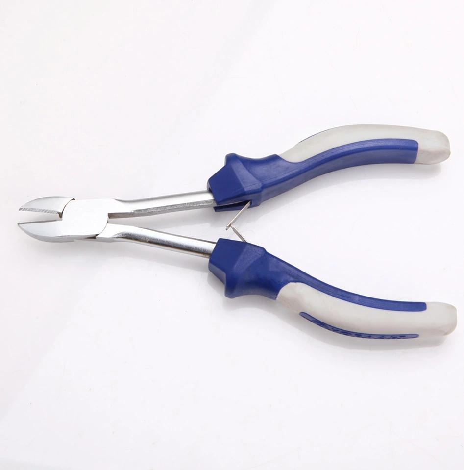 Made of Carbon Steel or Cr-V, Polish, Black, Nickel, Pearl-Nickel, and Chrome Plated, with PVC Handle, Mini Pliers, Mini Long Reach Needle Nose Pliers